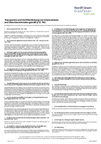 Dienstemerkmale gemäß §52 Telekommunikationsgesetz