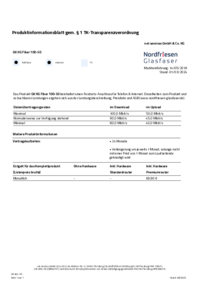 Produktinformationsblatt GK KG Fiber 100