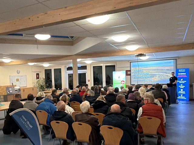 Gut besuchte Infoveranstaltung von Nordfriesen Glasfaser zum geplanten Glasfaserausbau in Tönning