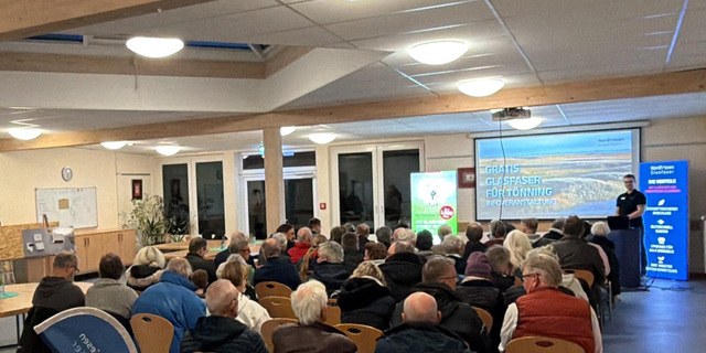 Gut besuchte Infoveranstaltung von Nordfriesen Glasfaser zum geplanten Glasfaserausbau in Tönning